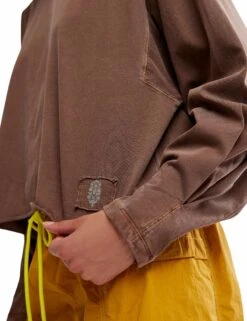 Inspire Layer - Black Walnut -The Sports Edit Store free people movement inspire layer iss black walnut ob2151678 2200 4