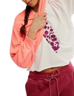 Inspire Layer - Neon Coral -The Sports Edit Store free people movement inspire layer iss coral ob2151678 6694 5