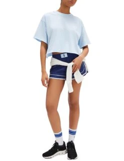 Inspire Tee - Baseline Blue -The Sports Edit Store free people movement inspire tee iss blue ob2151720 4410 6