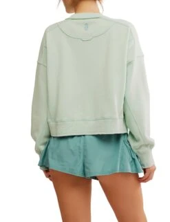 Intercept Pullover - Seastorm -The Sports Edit Store free people movement intercept pullover seastorm ob1592286 4021 3