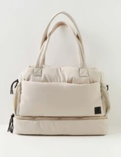 Gym Duffle Bag with Shoe Compartment - MVP Mineral Ripstop Travel Bag