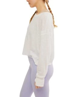 My Time Layer - White 8 My Time Layer - White -The Sports Edit Store free people movement my time layer white fp ob1890430 1100 2