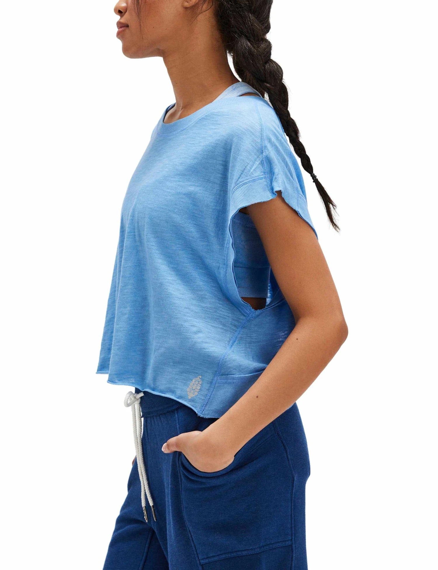 My Time Tee - Denim Blue 4 My Time Tee - Denim Blue - Image 2