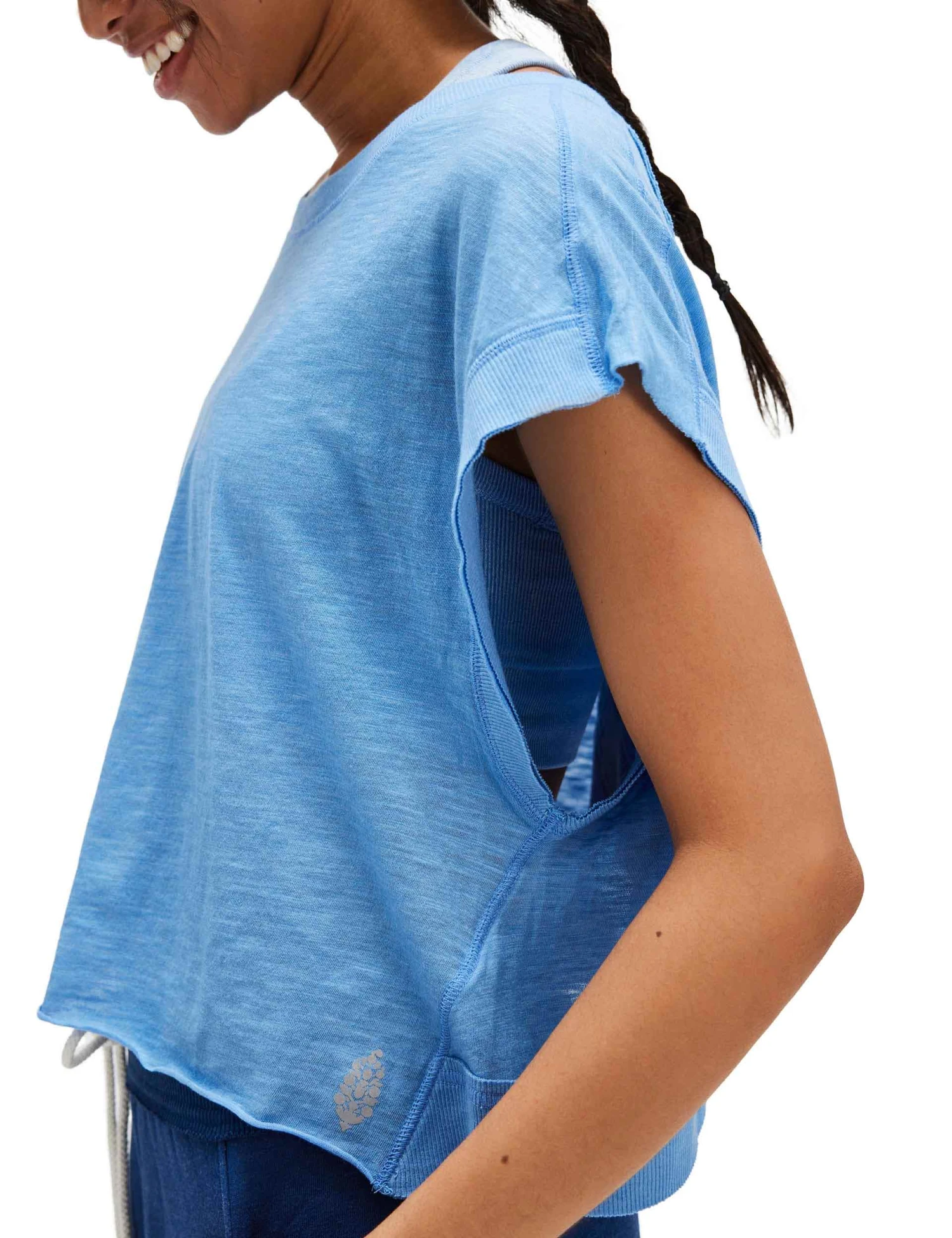 My Time Tee - Denim Blue 6 My Time Tee - Denim Blue - Image 4