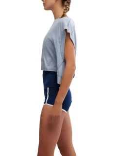 My Time Tee - Steel 7 My Time Tee - Steel -The Sports Edit Store free people movement my time tee steel ob1265309 0100 2