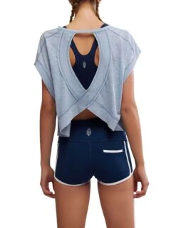 My Time Tee - Steel 8 My Time Tee - Steel -The Sports Edit Store free people movement my time tee steel ob1265309 0100 3