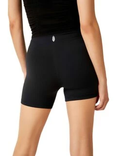 Never Better Bike Shorts - Black -The Sports Edit Store free people movement never better bike shorts black fp ob1751733 0010 3