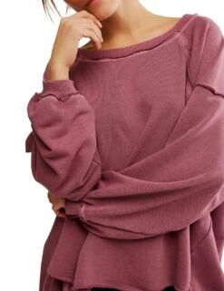 One To Beat Pullover - Clove -The Sports Edit Store free people movement one to beat pullover clove ob1968379 3304 5