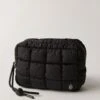 Quilted Mini Organizer Case with Ripstop Lining - Black -The Sports Edit Store free people movement quilted mini case black a2454 0010 1