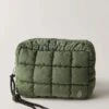 Quilted Mini Case in Washed Sage - Premium Travel & Gym Organizer -The Sports Edit Store free people movement quilted mini case washed sage a2454 3300 1