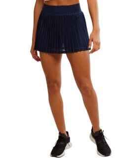 Rally Ruffle Mini Skirt - Midnight Navy