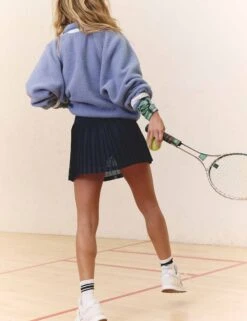 Rally Ruffle Mini Skirt - Midnight Navy -The Sports Edit Store free people movement rally ruffle mini skirt navy ob2142865 4960 8