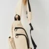 Lightweight Technical Crossbody Bag - Ivory Sporty Sling for Travel -The Sports Edit Store free people movement renegade sling ivory 1