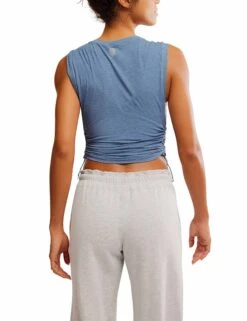 Tempo Sport Mode Muscle Tee - Skyline 8 Tempo Sport Mode Muscle Tee - Skyline -The Sports Edit Store free people movement tempo sport mode muscle tee skyline ob1911513 4812 3