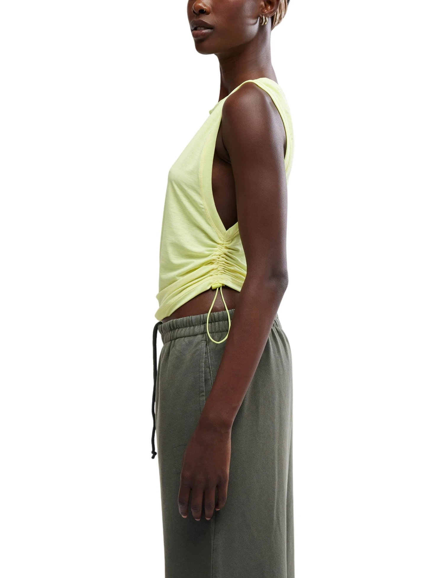 Tempo Sport Mode Muscle Tee - Sour Citrus 4 Tempo Sport Mode Muscle Tee - Sour Citrus - Image 2