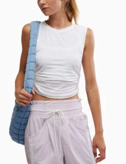 Tempo Sport Mode Muscle Tee - White