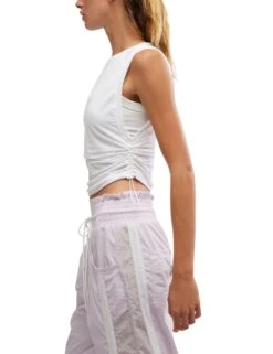 The Sports Edit Store -The Sports Edit Store free people movement tempo sport mode muscle tee white ob1911513 1100 2