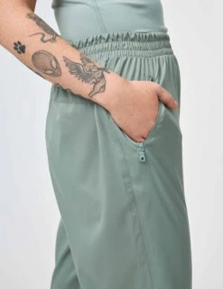 Summit Track Pant - Chinoiserie -The Sports Edit Store girlfriend collective summit track pant chinoiserie 6011 4