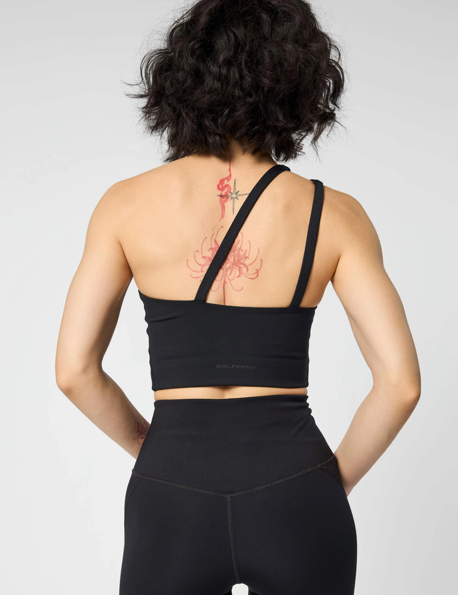 Uma One Shoulder Bra - Black 4 Uma One Shoulder Bra - Black - Image 2