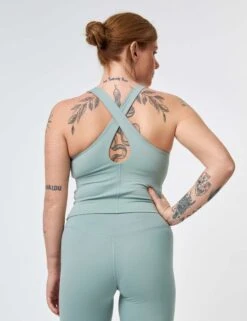 Zoe Tank - Chinoiserie -The Sports Edit Store girlfriend collective zoe tank chinoiserie 1024 2