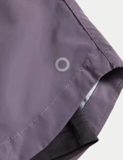 360° Reflective Layered Running Shorts - Lilac 12 360° Reflective Layered Running Shorts - Lilac -The Sports Edit Store goodmove 360 reflective layered running shorts lilac 6191 2