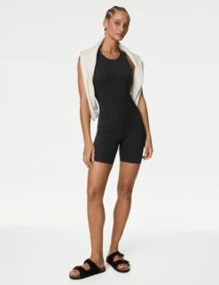Go Balance Fitted Short All In One - Black 12 Go Balance Fitted Short All In One - Black -The Sports Edit Store goodmove go balance fitted short all in one black T51 5993 6