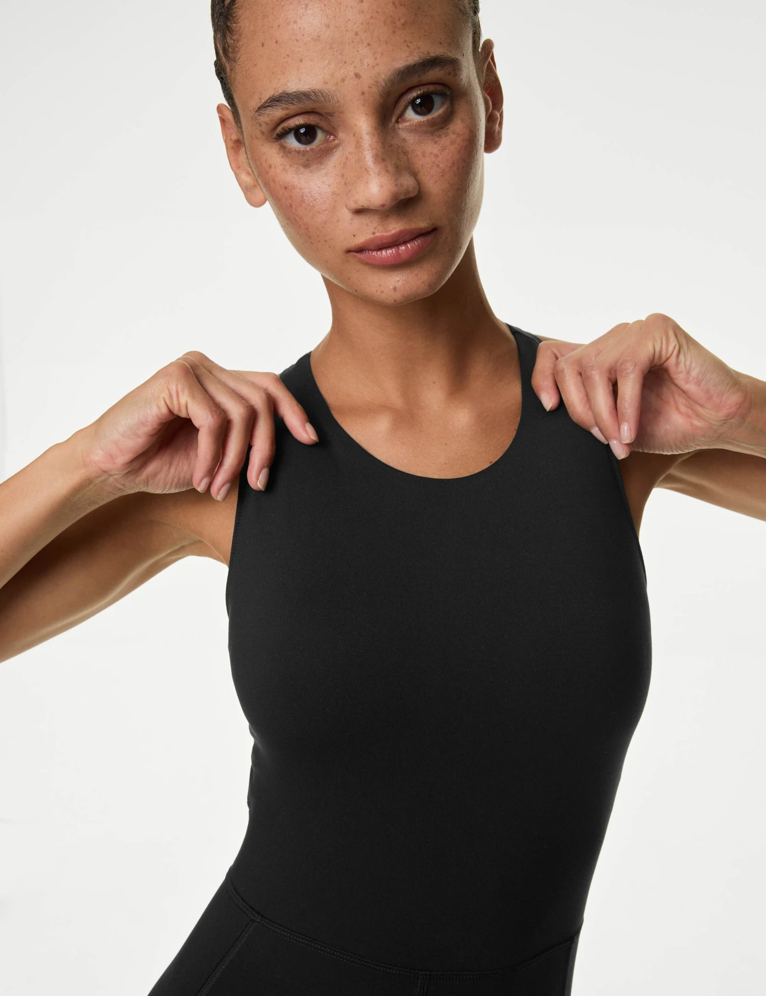 Go Balance Fitted Short All In One - Black 5 Go Balance Fitted Short All In One - Black - Image 3