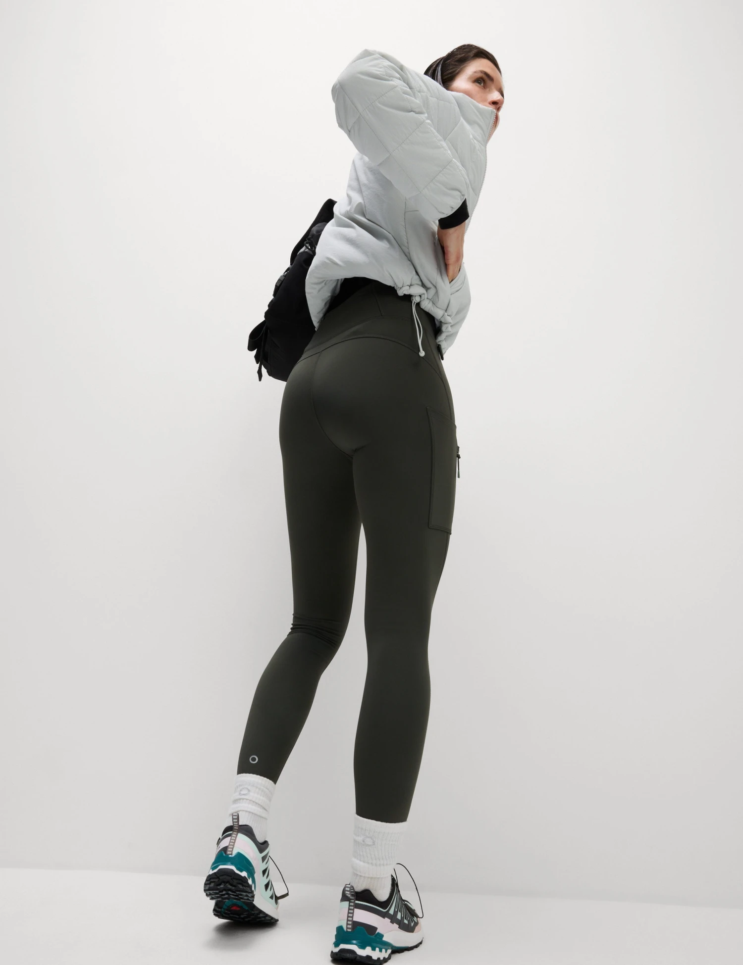 Go Discover Stormwear Walking Leggings - Dark Olive 4 Go Discover Stormwear Walking Leggings - Dark Olive - Image 2