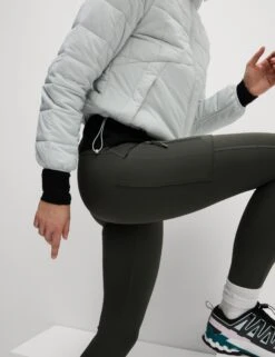 Go Discover Stormwear Walking Leggings - Dark Olive 8 Go Discover Stormwear Walking Leggings - Dark Olive -The Sports Edit Store goodmove go discover stormwear walking leggings dark olive 5765a 5