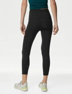 Go Move High Waisted 7/8 Gym Leggings - Black 11 Go Move High Waisted 7/8 Gym Leggings - Black -The Sports Edit Store goodmove go move high waisted 7 8 gym leggings black 6544 bla 8