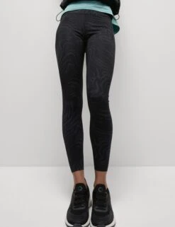 Go Move Reflective Gym Leggings - Black/Silver