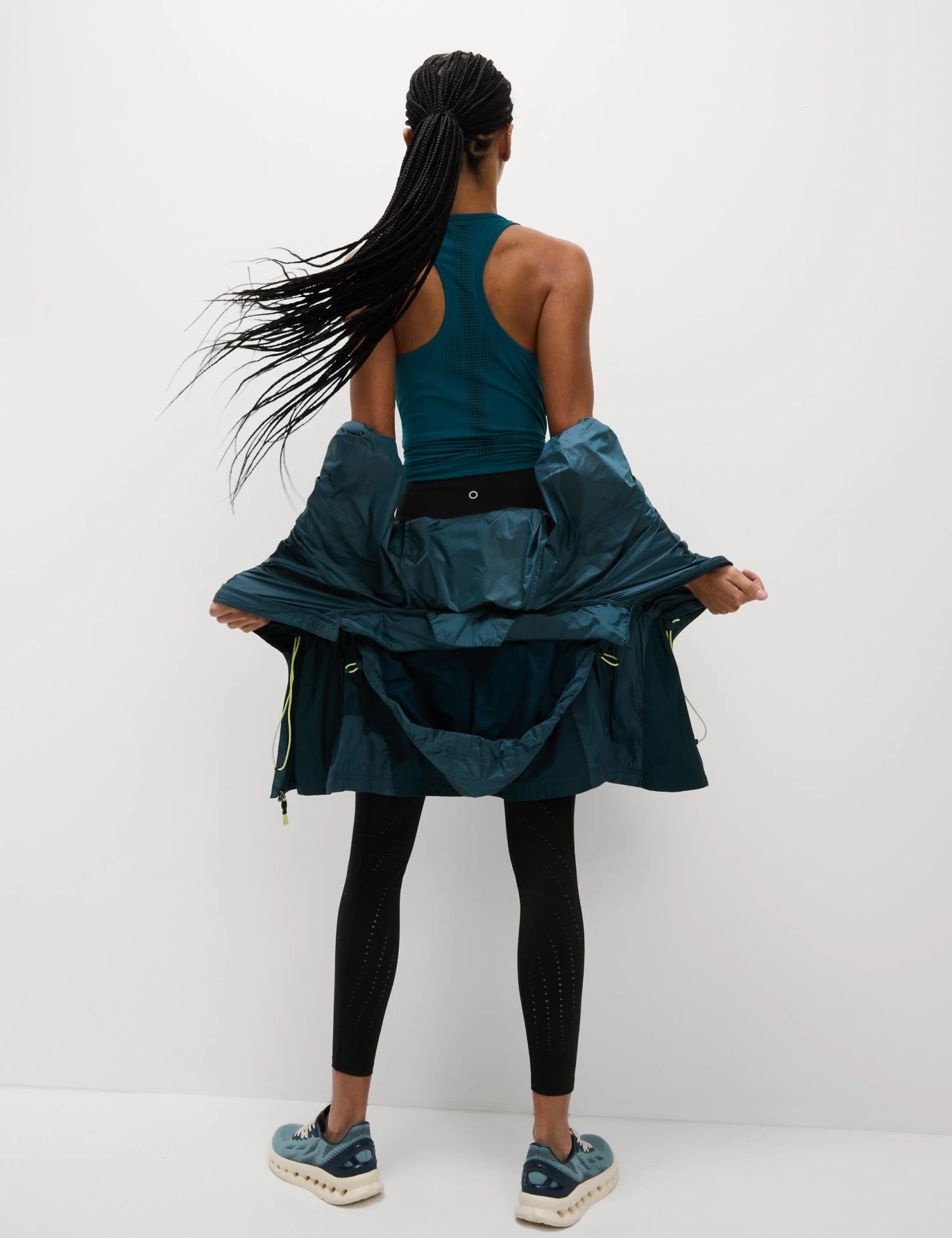 Go Train Laser Cut Gym Leggings - Black 6 Go Train Laser Cut Gym Leggings - Black - Image 4