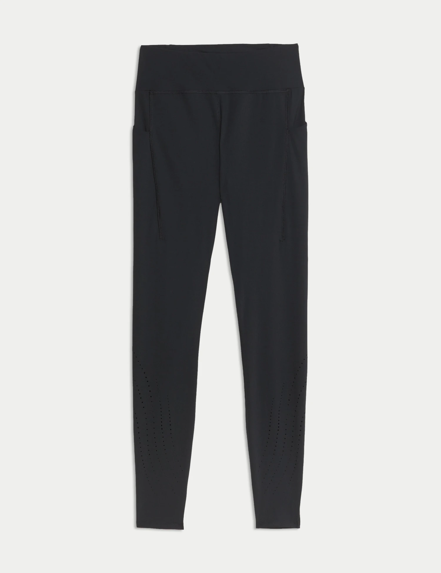 Go Train Laser Cut Gym Leggings - Black 8 Go Train Laser Cut Gym Leggings - Black - Image 6