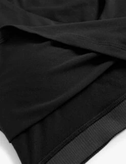 Printed High Neck Padded Yoga Crop Top - Black Mix -The Sports Edit Store goodmove high neck padded yoga crop vest top black T51 5338 4