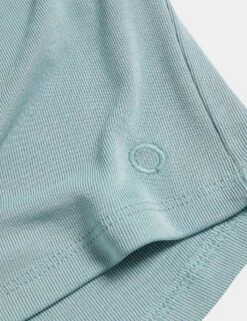 Modal Rich Ribbed Relaxed High Waisted Yoga Shorts - Light Mint 12 Modal Rich Ribbed Relaxed High Waisted Yoga Shorts - Light Mint -The Sports Edit Store goodmove modal rich ribbed relaxed hw yoga shorts light mint 6345 4