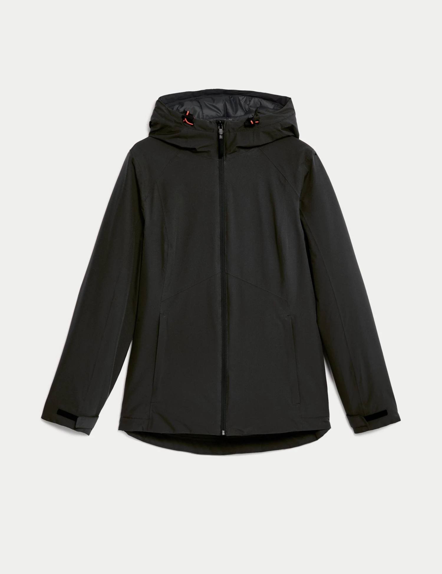 Padded Waterproof Hooded Jacket - Black 10 Padded Waterproof Hooded Jacket - Black - Image 8