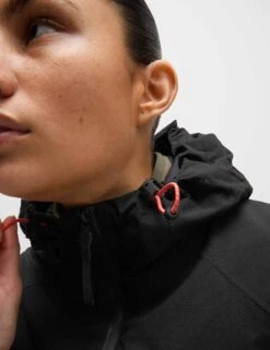 Padded Waterproof Hooded Jacket - Black 12 Padded Waterproof Hooded Jacket - Black -The Sports Edit Store goodmove padded waterproof hooded jacket black 5798a 7