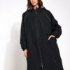 Oversized Waterproof Changing Robe with Thermal Borg Lining - Black -The Sports Edit Store goodmove stormwear borg lined changing robe black 5973 1