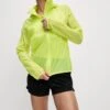 Stormwear Hooded Zip Up Running Jacket - Limeade -The Sports Edit Store goodmove stormwear hooded zip up running jacket limeade 6350 1