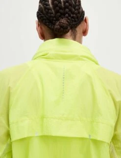 Stormwear Hooded Zip Up Running Jacket - Limeade -The Sports Edit Store goodmove stormwear hooded zip up running jacket limeade 6350 7