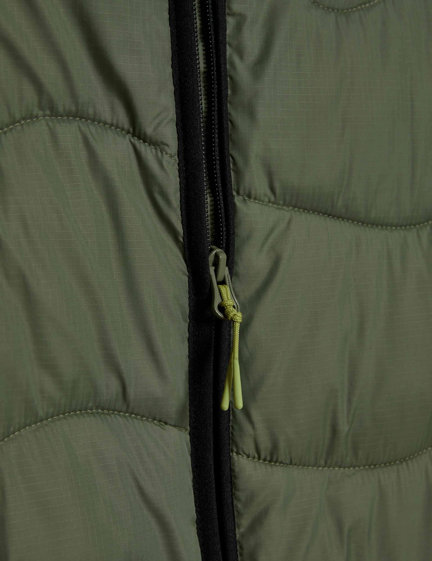 Stormwear Quilted Hooded Longline Puffer Coat - Dark Khaki 9 Stormwear Quilted Hooded Longline Puffer Coat - Dark Khaki - Image 7