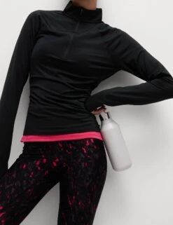 Ultraheat Funnel Neck Running Top - Black -The Sports Edit Store goodmove ultraheat funnel neck running top black 5879 3