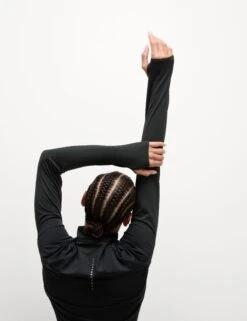 Ultraheat Funnel Neck Running Top - Black -The Sports Edit Store goodmove ultraheat funnel neck running top black 5879 4