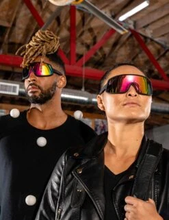 Goodr I Do My Own Stunts - Black Polarized Wrap G Sunglasses -The Sports Edit Store goodr sunglasses i do my own stunts black 8