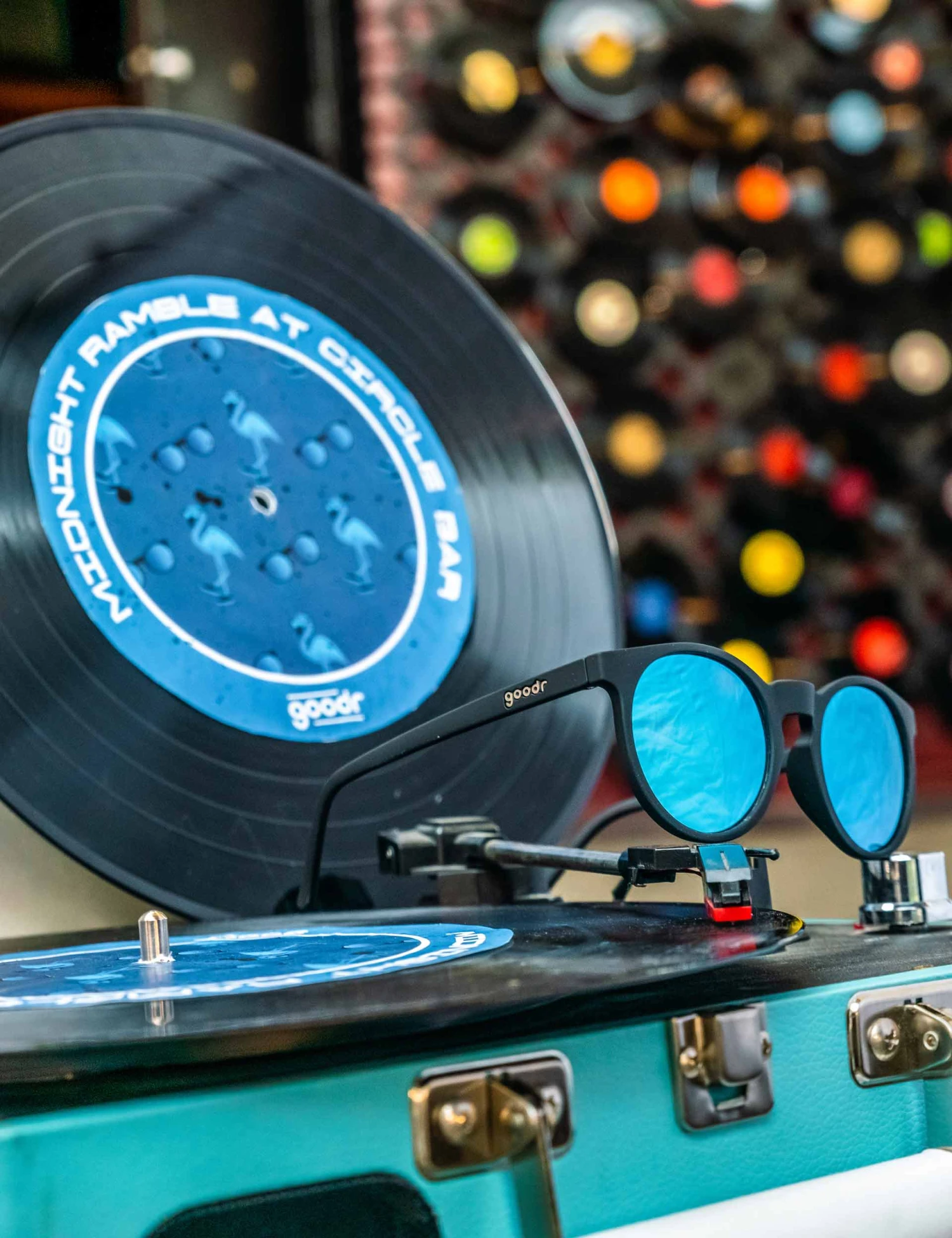 goodr Midnight Ramble At Circle Bar - Black Polarized Running Sunglasses 5 goodr Midnight Ramble At Circle Bar - Black Polarized Running Sunglasses - Image 3