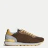 HOFF Track & Field Brown - Men's Premium Casual Sneakers