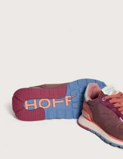 HOFF Track & Field - Burgundy Retro Athletic Sneakers -The Sports Edit Store hoff track field trainers burgundy 22517004 4