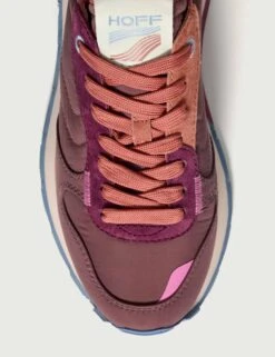 HOFF Track & Field - Burgundy Retro Athletic Sneakers -The Sports Edit Store hoff track field trainers burgundy 22517004 5