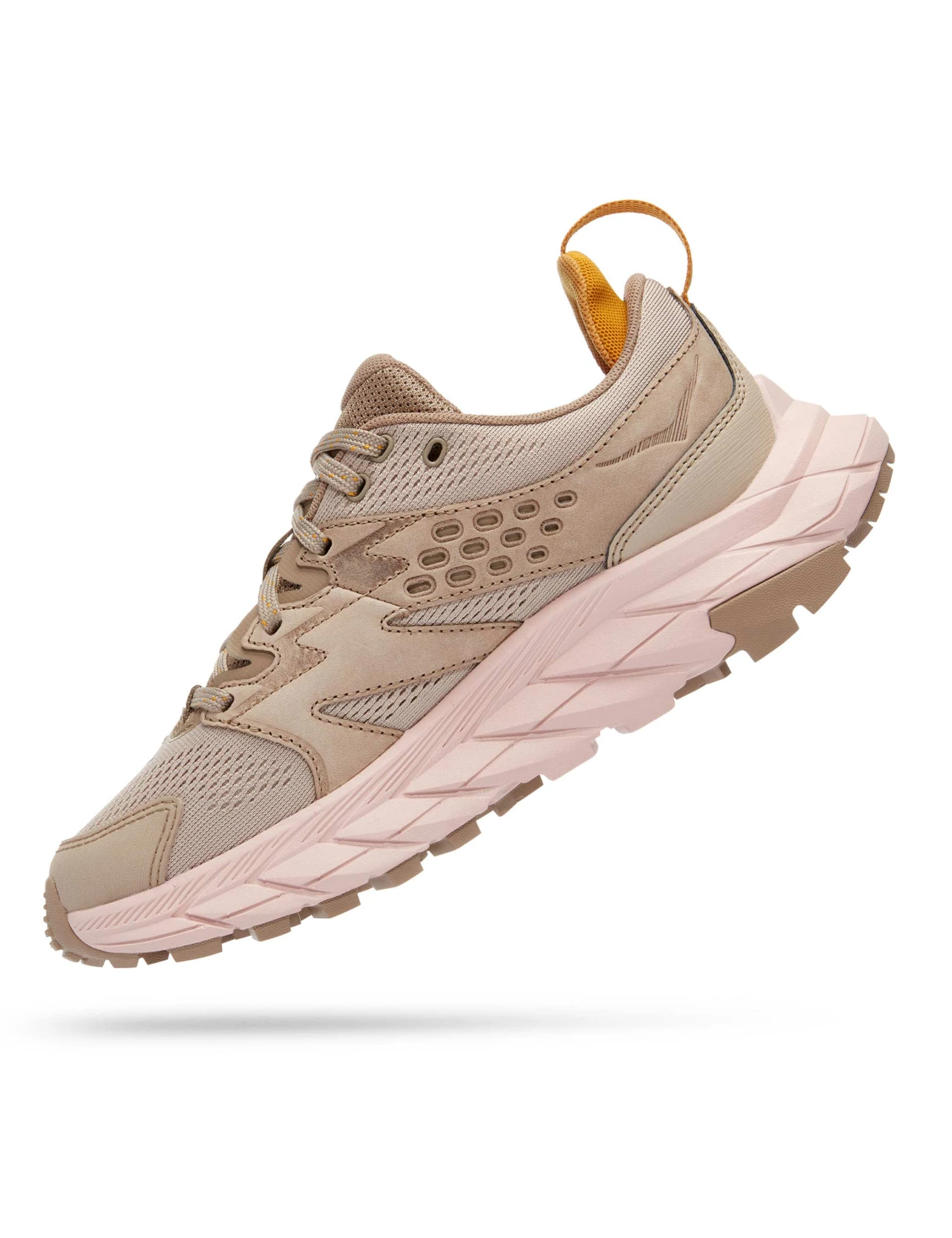 Hoka Anacapa Breeze Low Trail Shoes - Oxford Tan/Peach Whip 5 Hoka Anacapa Breeze Low Trail Shoes - Oxford Tan/Peach Whip - Image 3
