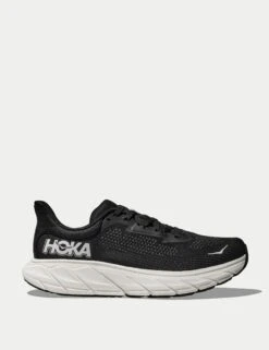 Hoka Arahi 7 Stability Road Running Shoe - Black/White